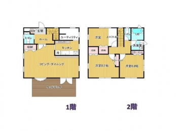 �Ԏ��}�i�̂P�ˌ��j�@3LDK