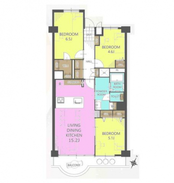 �Ԏ��}�i�̂P�}���V�����j�@3LDK+WIC