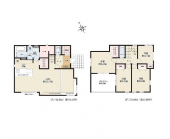 �Ԏ��}�i�̂P�ˌ��j�@4LDK