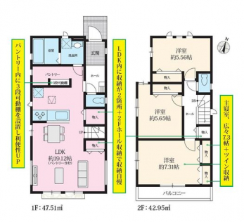 �Ԏ��}�i�̂P�ˌ��j�@3LDK