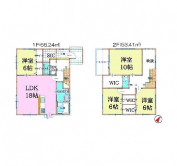 Ԏ}îPˌj@4LDK{3WIC