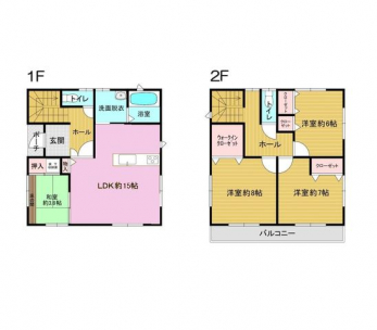 �Ԏ��}�i�̂P�ˌ��j�@4SLDK