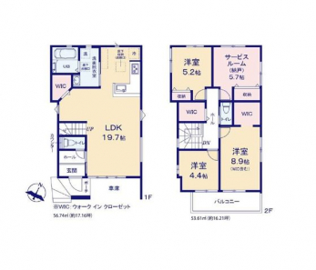 �Ԏ��}�i�̂P�ˌ��j�@3SLDK