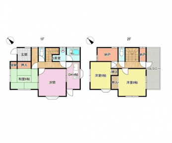 �Ԏ��}�i�̂P�ˌ��j�@3SLDK