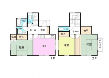 �Ԏ��}�i�̂P�ˌ��j�@3DK