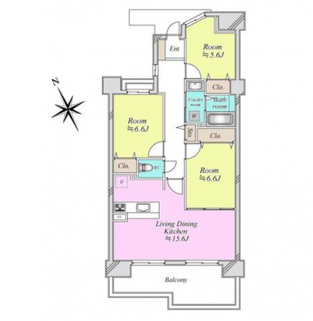 �Ԏ��}�i�̂P�}���V�����j�@3LDK