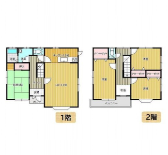 �Ԏ��}�i�̂P�ˌ��j�@4LDK