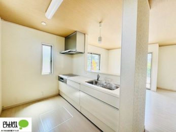 �L�b�`���@�l�C�̃J�E���^�[�L�b�`������́A���r���O�ɂ��邲�Ƒ��̗l�q���f���܂�