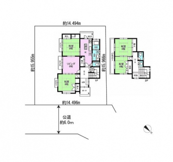 �Ԏ��}�i�̂P�ˌ��j�@4LDK