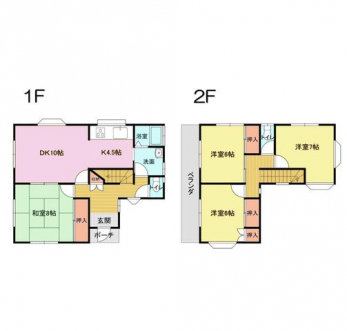 �Ԏ��}�i�̂P�ˌ��j�@4LDK