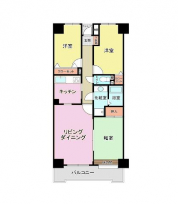 �Ԏ��}�i�̂P�}���V�����j�@3LDK