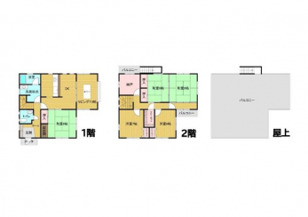 �Ԏ��}�i�̂P�ˌ��j�@5SLDK