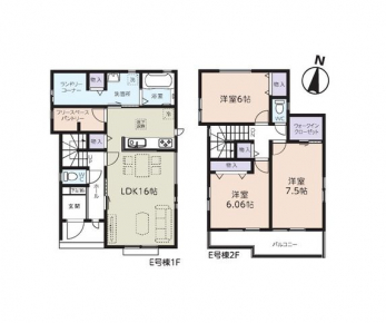 �Ԏ��}�i�̂P�ˌ��j�@3LDK