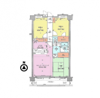 �Ԏ��}�i�̂P�}���V�����j�@3LDK