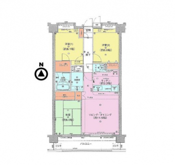 �Ԏ��}�i�̂P�}���V�����j�@3LDK