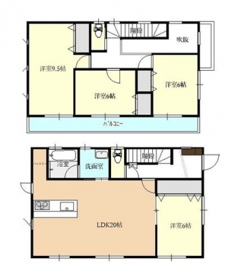 �Ԏ��}�i�̂P�ˌ��j�@4LDK