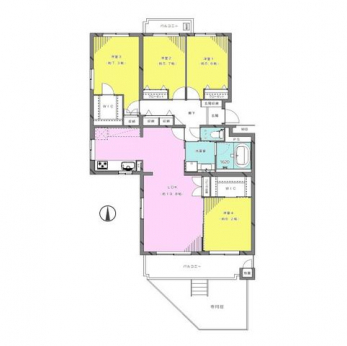 �Ԏ��}�i�̂P�}���V�����j�@4LDK+2WIC