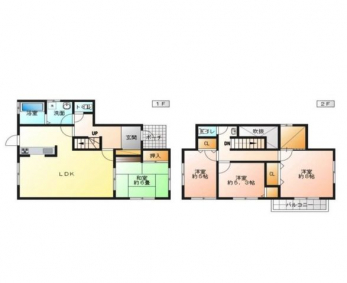 �Ԏ��}�i�̂P�ˌ��j�@4LDK