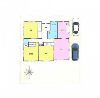 �Ԏ��}�i�̂P�ˌ��j�@3LDK