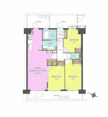 �Ԏ��}�i�̂P�}���V�����j�@3LDK