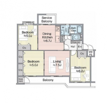 �Ԏ��}�i�̂P�}���V�����j�@3LDK