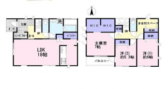 �Ԏ��}�i�̂P�ˌ��j�@3LDK