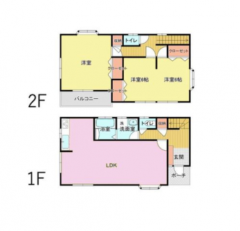 �Ԏ��}�i�̂P�ˌ��j�@3LDK