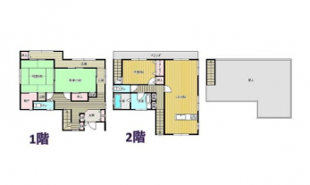 �Ԏ��}�i�̂P�ˌ��j�@3LDK