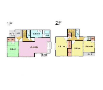 �Ԏ��}�i�̂P�ˌ��j�@4LDK