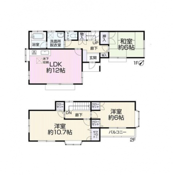 �Ԏ��}�i�̂P�ˌ��j�@3LDK