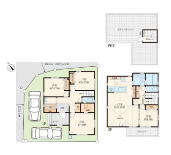 �Ԏ��}�i�̂P�ˌ��j�@4LDK