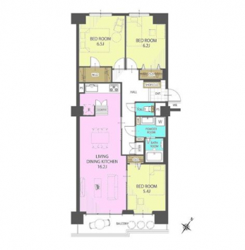 �Ԏ��}�i�̂P�}���V�����j�@3LDK�{WIC