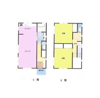 �Ԏ��}�i�̂P�ˌ��j�@2LDK