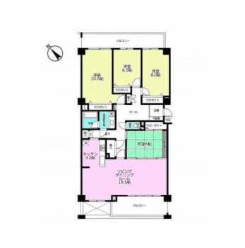 �Ԏ��}�i�̂P�}���V�����j�@4LDK