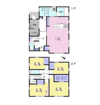 �Ԏ��}�i�̂P�ˌ��j�@4LDK