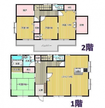 �Ԏ��}�i�̂P�ˌ��j�@4LDK