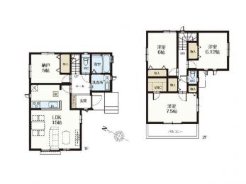 �Ԏ��}�i�̂P�ˌ��j�@3SLDK