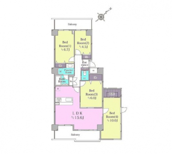 �Ԏ��}�i�̂P�}���V�����j�@4LDK�{WIC