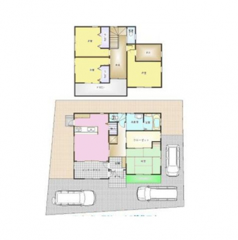 �Ԏ��}�i�̂P�ˌ��j�@4SLDK