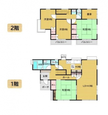 �Ԏ��}�i�̂P�ˌ��j�@4SLDK