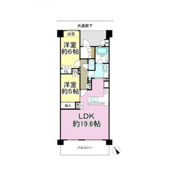 �Ԏ��}�i�̂P�}���V�����j�@2LDK