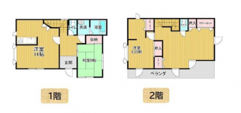 �Ԏ��}�i�̂P�ˌ��j�@3LDK