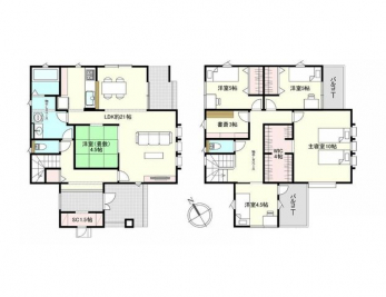 �Ԏ��}�i�̂P�ˌ��j�@5LDK