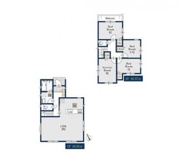 �Ԏ��}�i�̂P�ˌ��j�@3SLDK