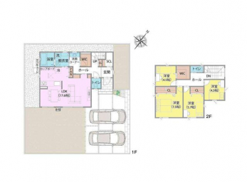 �Ԏ��}�i�̂P�ˌ��j�@4LDK