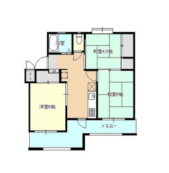 �Ԏ��}�i�̂P�}���V�����j�@3DK