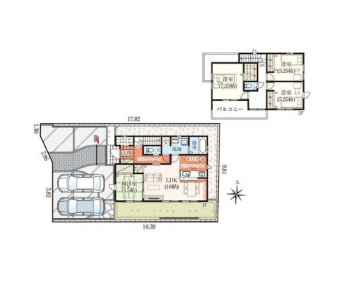 �Ԏ��}�i�̂P�ˌ��j�@4LDK