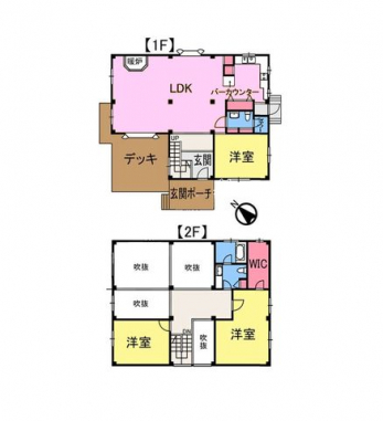 �Ԏ��}�i�̂P�ˌ��j�@3LDK