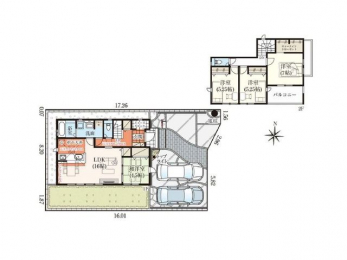 �Ԏ��}�i�̂P�ˌ��j�@4LDK