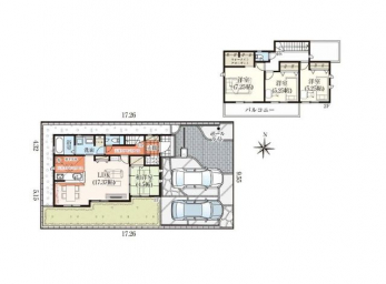 �Ԏ��}�i�̂P�ˌ��j�@4LDK